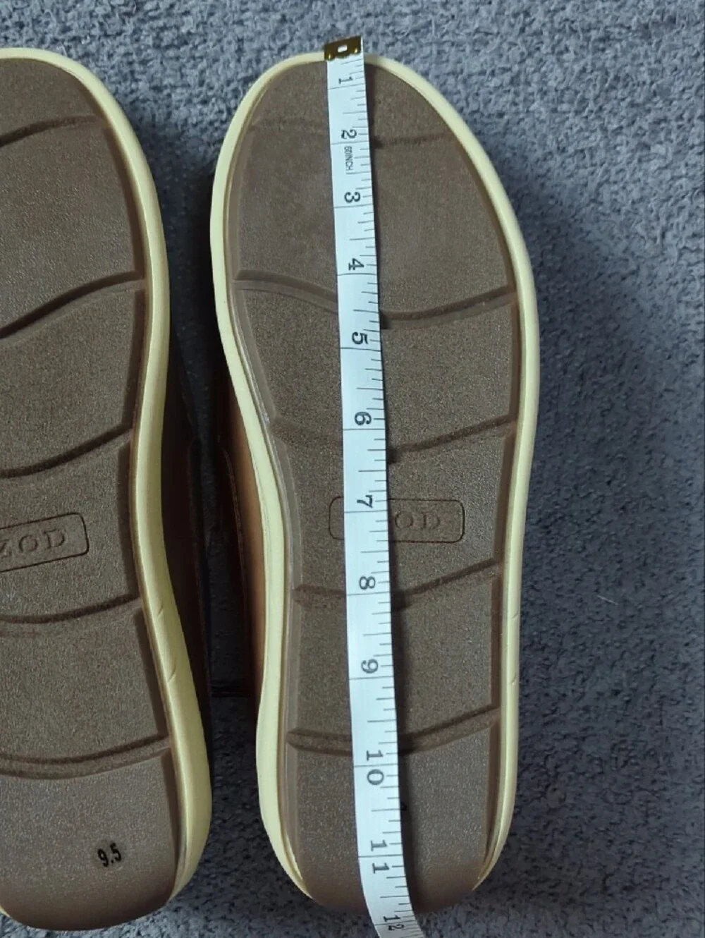 Izod Men's Memory Foam Seapoint Tan Slip-On Loafers